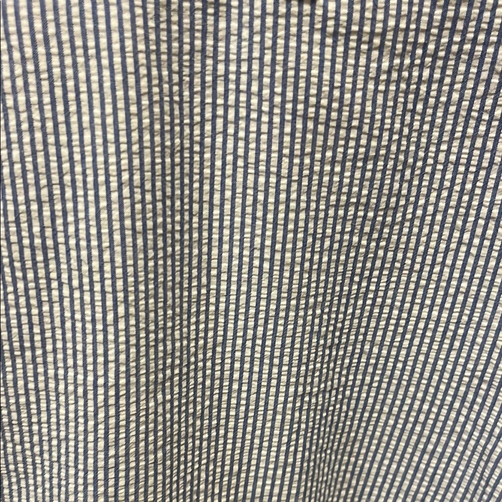 J. Crew Men's Classic Blue and White Pinstripe Pants - Picture 7 of 10